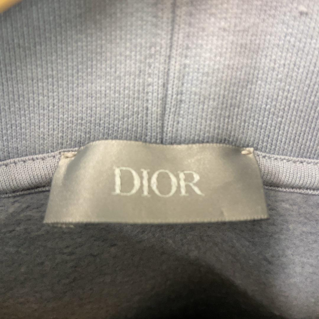 DIOR HOMME(ディオールオム)の【x Daniel Arsham/Grey Eroded Basketball Hoodie/S/アッシュグレー】 メンズのトップス(パーカー)の商品写真