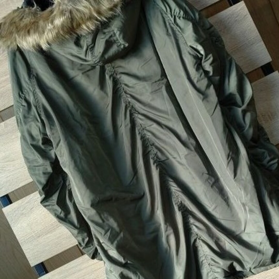 INGNI(イング)の新品 INGNI BIG N3B ミリタリーコート カーキ サイズM レディースのジャケット/アウター(ブルゾン)の商品写真