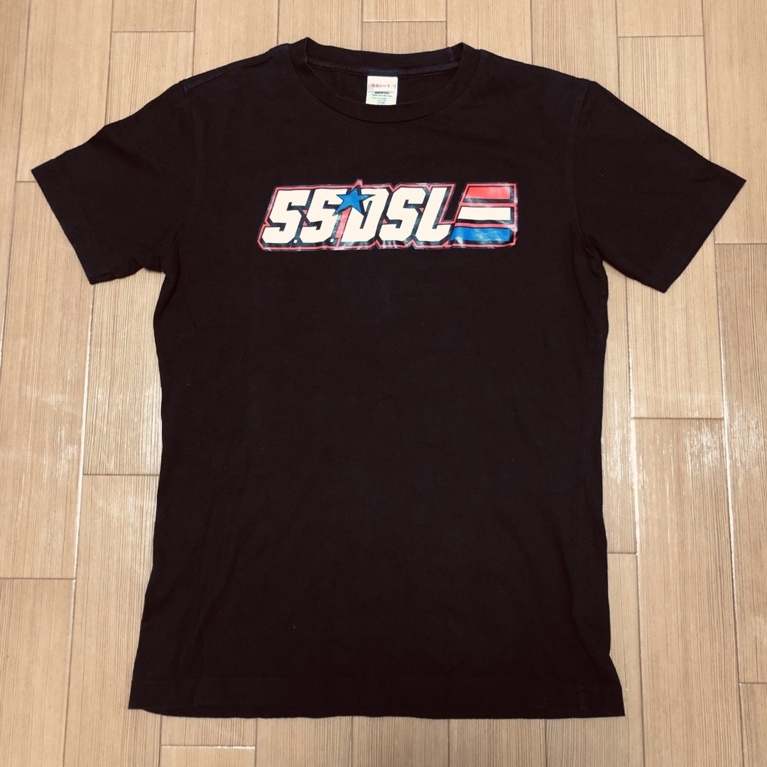 55DSL(フィフティーファイブディーエスエル)の55DSL レディース半袖TシャツLサイズブラック レディースのトップス(Tシャツ(半袖/袖なし))の商品写真