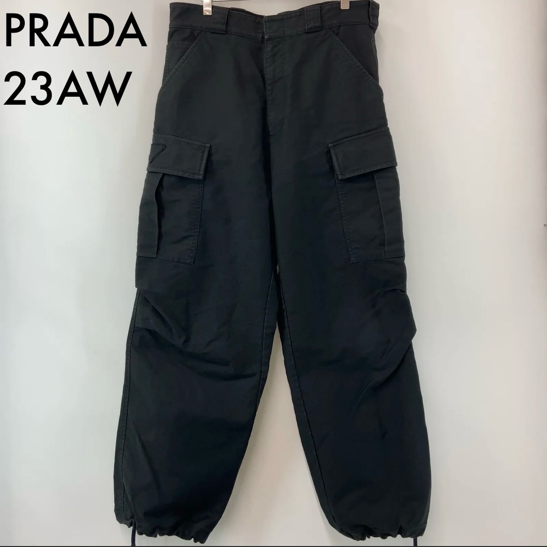 PRADA - 【PRADA プラダ】【2023年モデル Black Cotton Satin PRADA - 【PRADA プラダ】【2023年モデル Black Cotton Satin