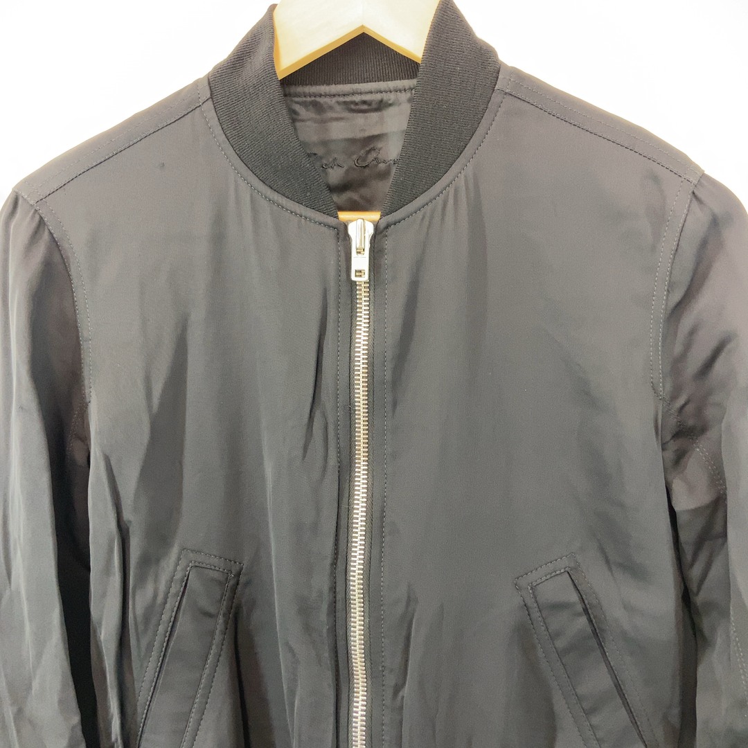 Rick Owens(リックオウエンス)の【Rick Owens リックオウエンス】【15SS ZIP UP FRONT BOMBER JACKET 38国内正規品】 メンズのジャケット/アウター(ブルゾン)の商品写真