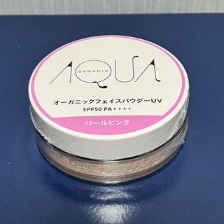 アクアアクア(AQUA AQUA)のアクア・アクア オーガニックフェイスパウダーUV パールピンク(7.5g)(フェイスパウダー)