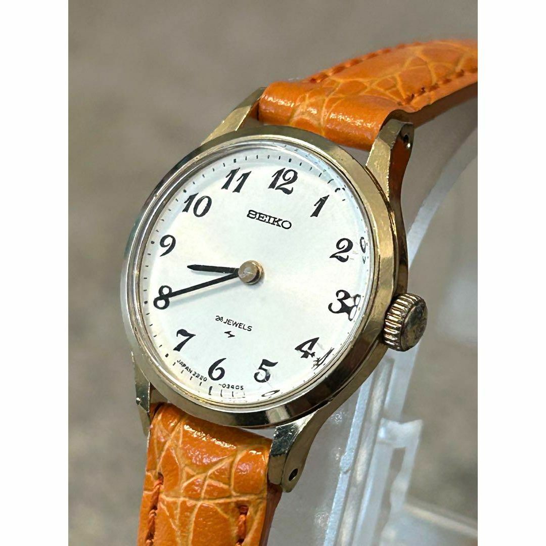 SEIKO(セイコー)のSEIKO(セイコー) 22200-0020 ゴールドラウンドケース 24石 レディースのファッション小物(腕時計)の商品写真