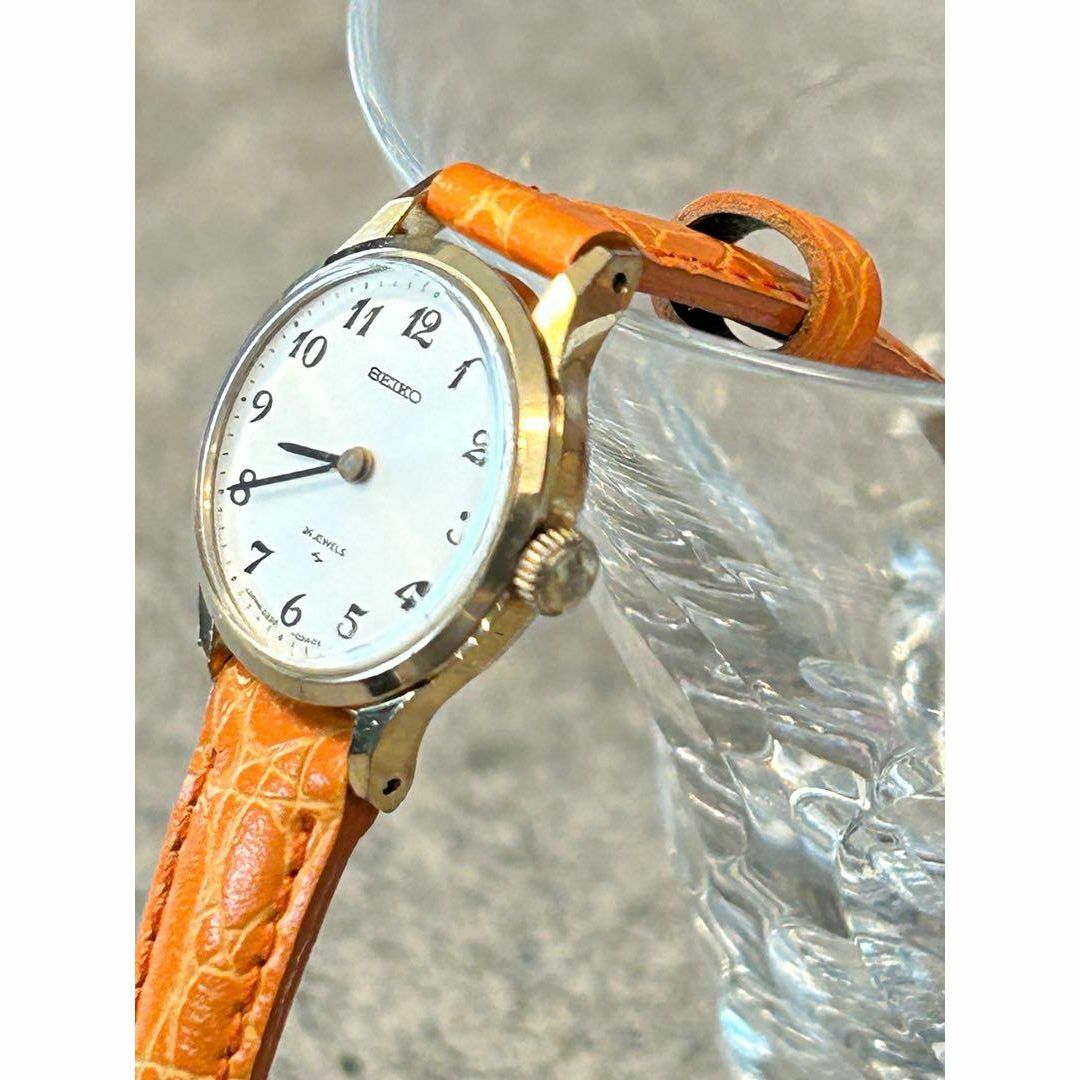 SEIKO(セイコー)のSEIKO(セイコー) 22200-0020 ゴールドラウンドケース 24石 レディースのファッション小物(腕時計)の商品写真