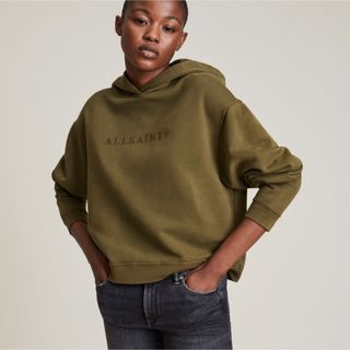 オールセインツ(All Saints)の【新品タグ付】ALLSAINTS PIPPA 刺繍 フーディー(パーカー)