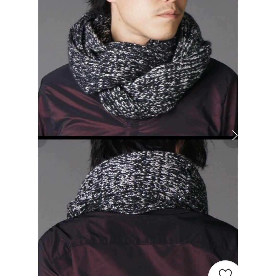 SHELLAC(シェラック)の未使用品SHELLAC Rib Neck warmer 5351  JULIUS メンズのファッション小物(ネックウォーマー)の商品写真