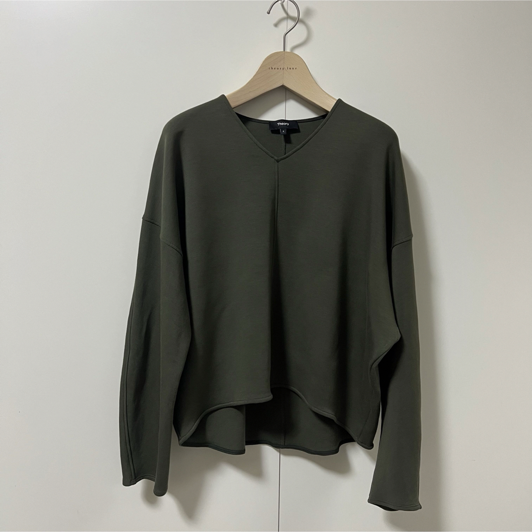 Theory 23SS 完売 DOUBLE KNIT Vネック プルオーバー