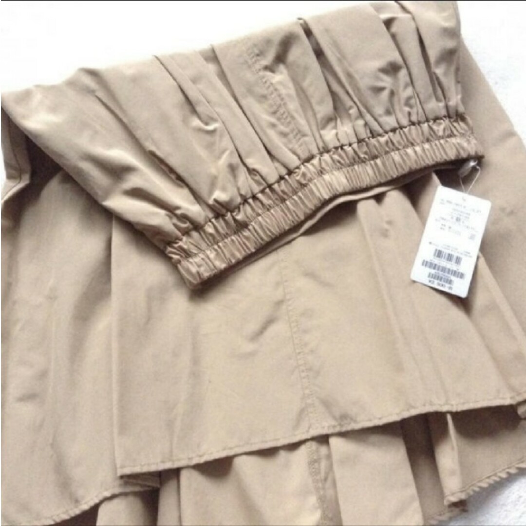 ViS(ヴィス)のViS ビス イレヘムスカート ベージュ レディースのスカート(ロングスカート)の商品写真