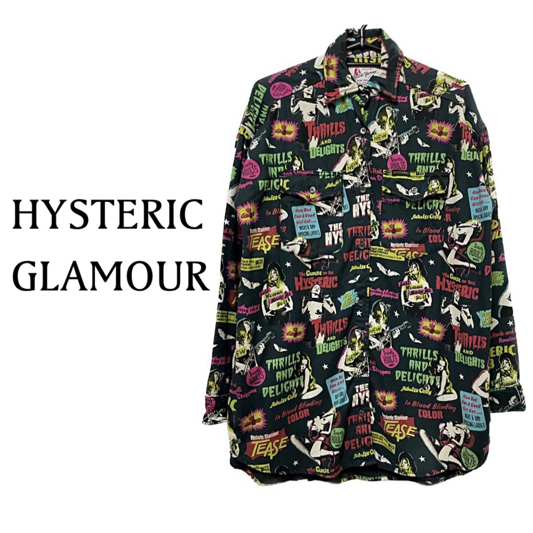 HYSTERIC GLAMOUR - ヒステリックグラマー【美品】girl 総柄 コットン