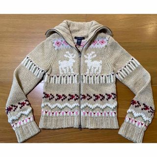 Abercrombie&Fitch(ニット/セーター ・ ベージュ系)のフリマ Abercrombie&Fitch(ニット/セーター ・ ベージュ系)のフリマ