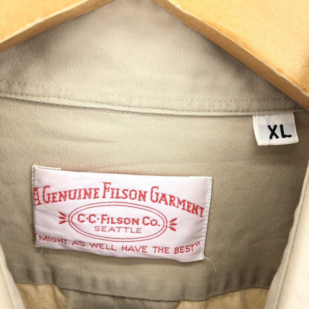 FILSON(フィルソン)の古着 フィルソン FILSON 長袖 コットンシャツ メンズXL /eaa386035 メンズのトップス(シャツ)の商品写真