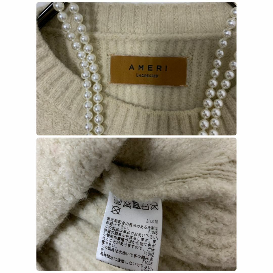 Ameri VINTAGE(アメリヴィンテージ)の【美品】アメリ UNDRESSED ASYMMETRY CABLE KNIT レディースのトップス(ニット/セーター)の商品写真