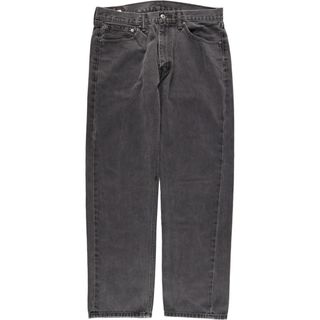 リーバイス(Levi's)の古着 リーバイス Levi's 505 ブラックデニム テーパードデニムパンツ メンズw36 /eaa397340(デニム/ジーンズ)