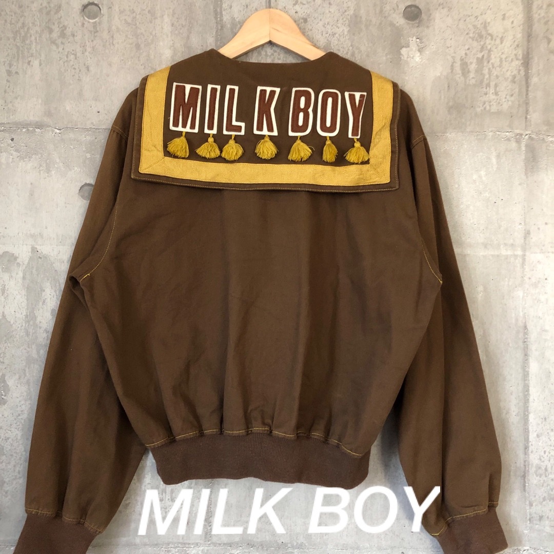 MILKBOY(ミルクボーイ)のSALE！レア　白タグ　MILK BOY セーラー襟　ブルゾン レディースのジャケット/アウター(ブルゾン)の商品写真