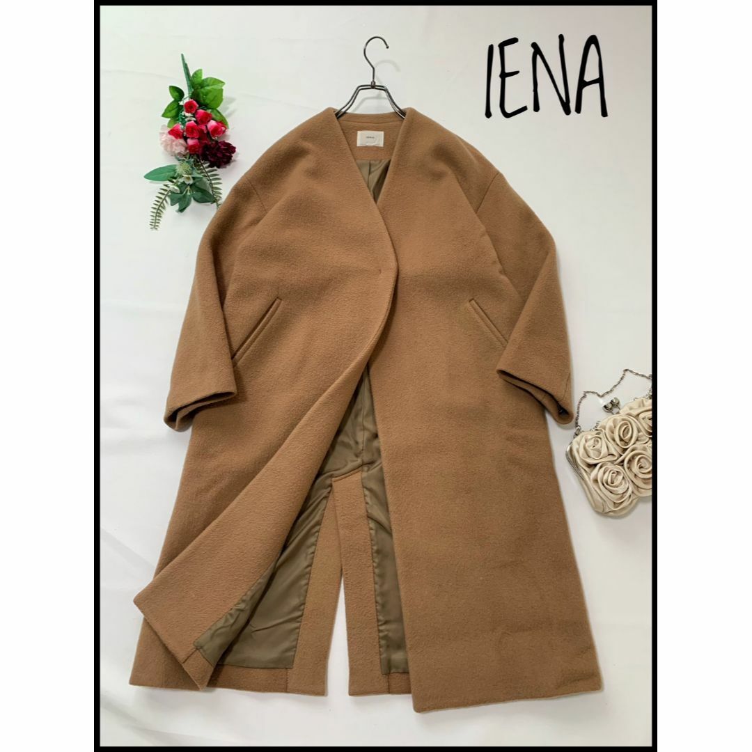 今季一番 【美品】【定価４万超】IENA/イエナ ダブルビーバーVネック