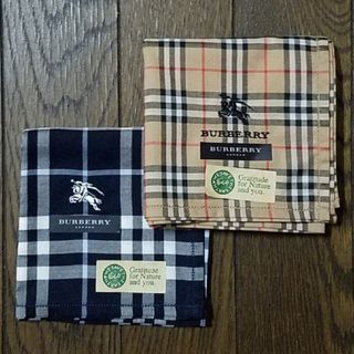 バーバリー(BURBERRY)のバーバリーロンドン　ハンカチ　2枚セット(ハンカチ/ポケットチーフ)