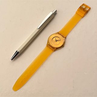 スウォッチ(swatch)のSWATCH SKIN スキン 腕時計 オレンジ(腕時計(アナログ))