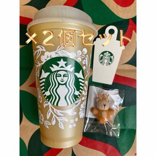 スターバックスコーヒー(Starbucks Coffee)のホリデー2023リユーザブルカップ専用ドリンクホールキャップベアリスタ(タンブラー)