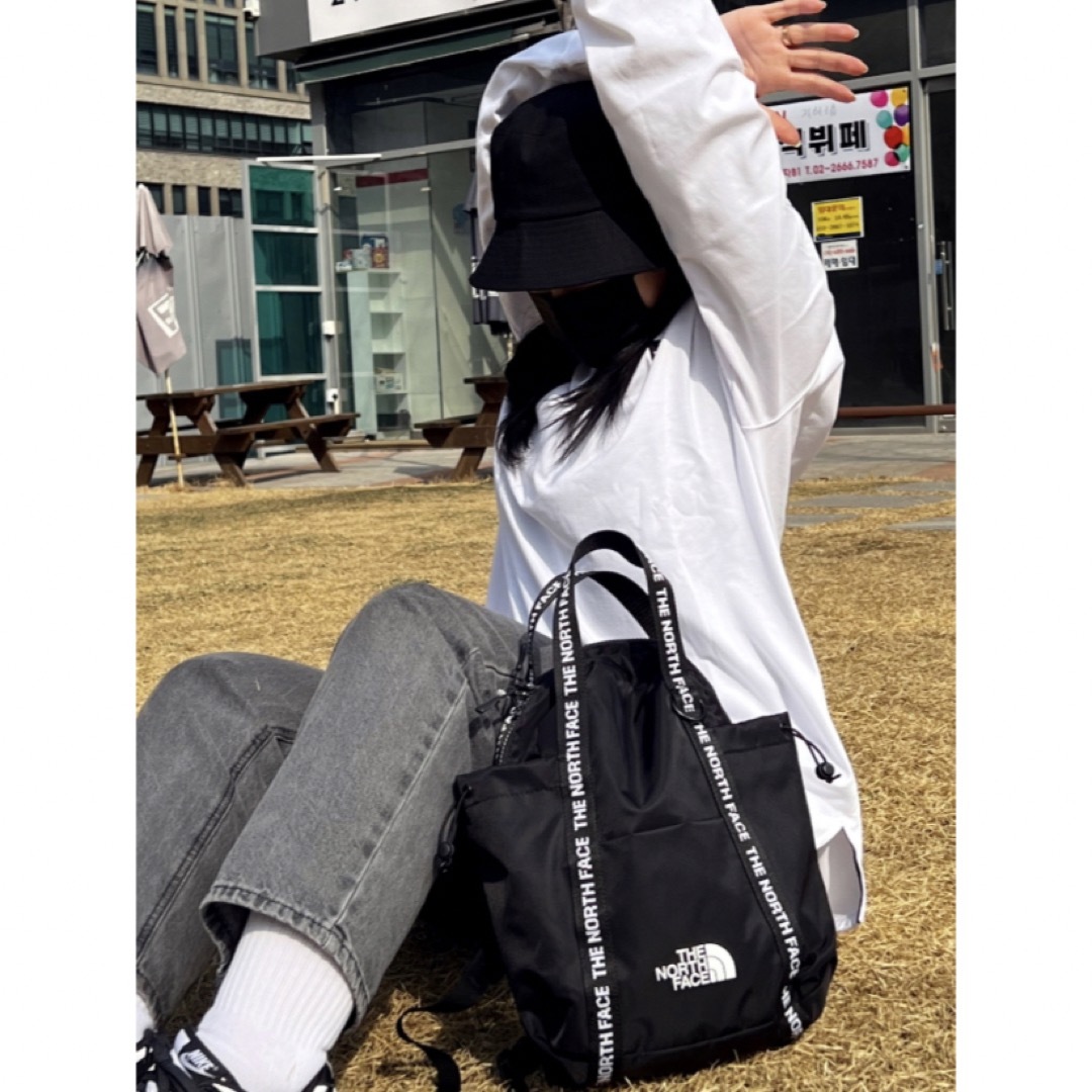 THE NORTH FACE(ザノースフェイス)の韓国ノースフェイスホワイトレーベルMULTI PACK3wayリュック黒 メンズのバッグ(バッグパック/リュック)の商品写真