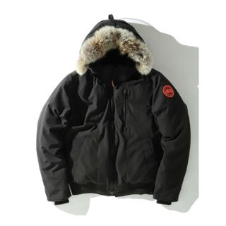 カナダグース(CANADA GOOSE)のBEAMS CANADA GOOSE 別注 Borden Bomber 黒M(ダウンジャケット)