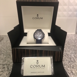 コルム(CORUM)のコルムCORUMアドミラルズカップ レジェンド42 デイト 自動巻き 保証書付き(腕時計(アナログ))