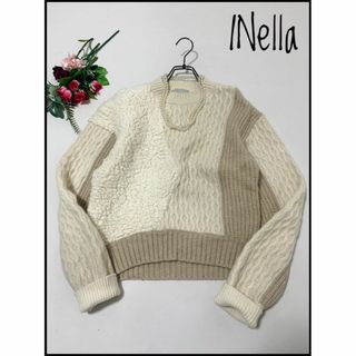 ステュディオス(STUDIOUS)の【美品】【人気】INella/イネラ　ボアシェイプニットトップス(ニット/セーター)