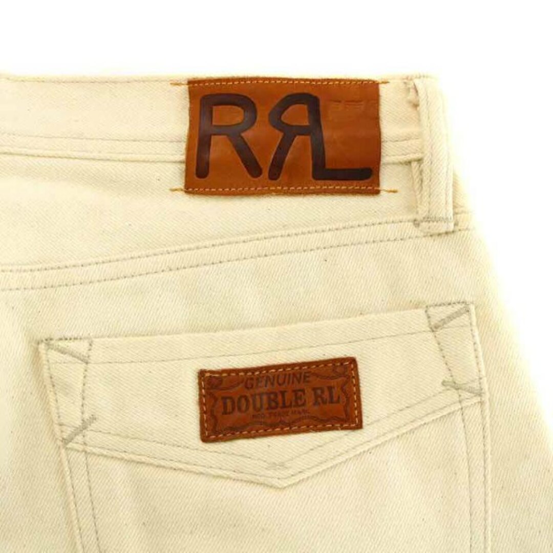 RRL(ダブルアールエル)のRRL ラルフローレン デニムパンツ ジーンズ 32×32 L アイボリー メンズのパンツ(デニム/ジーンズ)の商品写真