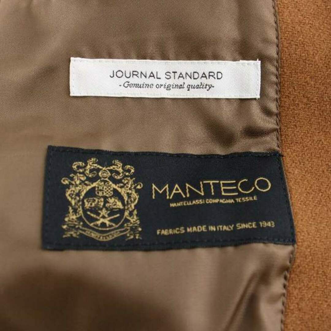 JOURNAL STANDARD(ジャーナルスタンダード)のJOURNAL STANDARD MANTECO チェスターコート M 茶 メンズのジャケット/アウター(その他)の商品写真