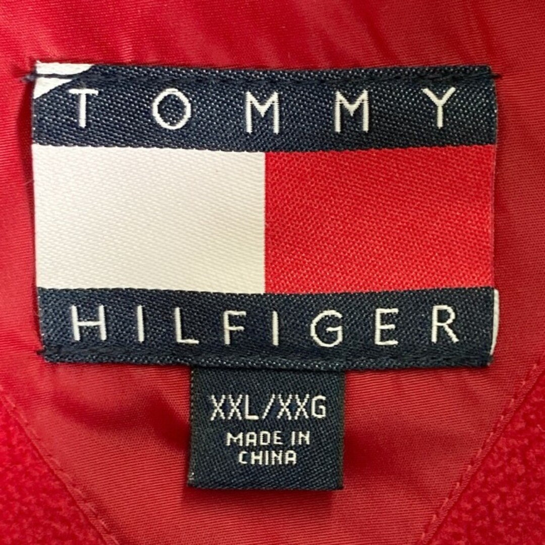 TOMMY HILFIGER(トミーヒルフィガー)の★TOMMY HILFIGER トミーヒルフィガー 裏フリース ナイロンジャケット ネイビー×レッド sizeXXL メンズのジャケット/アウター(ナイロンジャケット)の商品写真