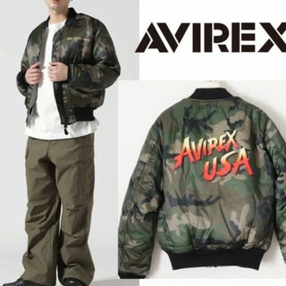 アヴィレックス(AVIREX)のコラボ！新品【ストリートファイター×アヴィレックス】35周年記念 MA-1 M(フライトジャケット)