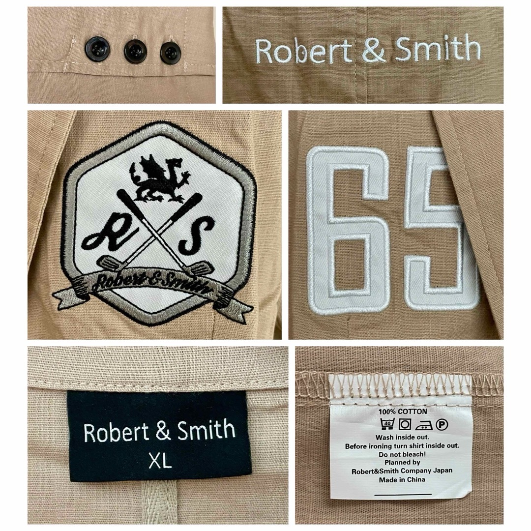 Robert&Smith ゴルフジャケット エンブレム刺繍 メンズ