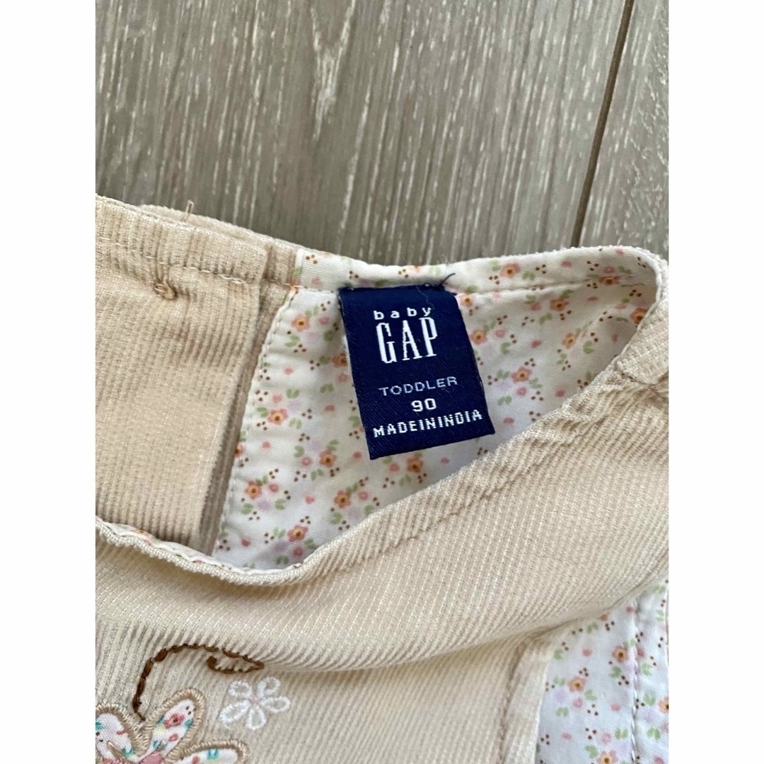 GAP(ギャップ)の専用☆GAP ワンピース コーデュロイ 90&ミキハウス ジャンスカ 70-80 キッズ/ベビー/マタニティのキッズ服女の子用(90cm~)(ワンピース)の商品写真