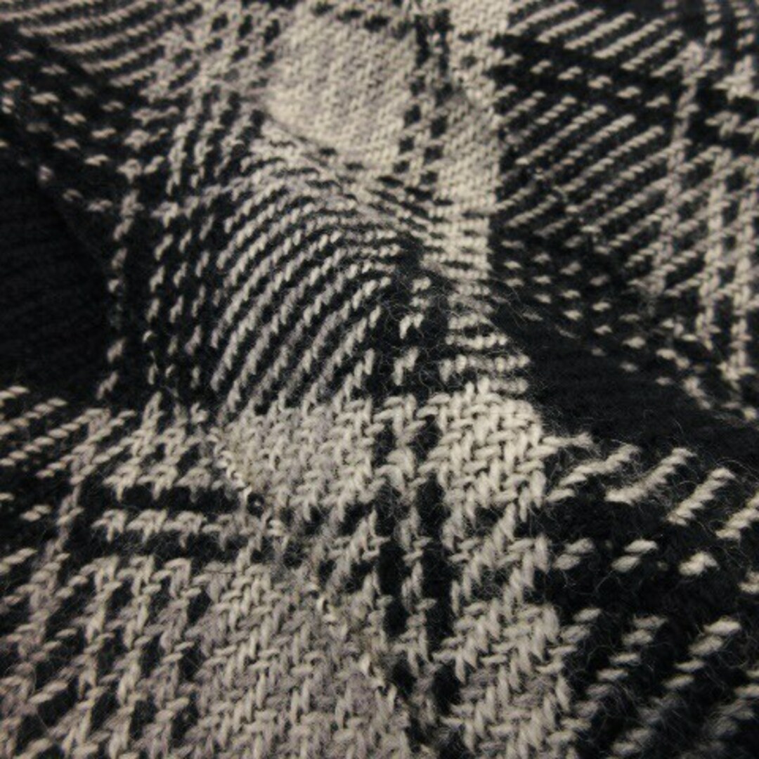 kumikyoku（組曲）(クミキョク)の組曲 スカート フレア ミモレ ロング ウール 切替 ライン チェック 1 黒 レディースのスカート(ロングスカート)の商品写真