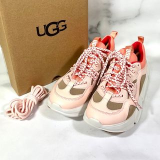 【新品未使用】UGG CALLE LACE カレレース スニーカーピンク23.5