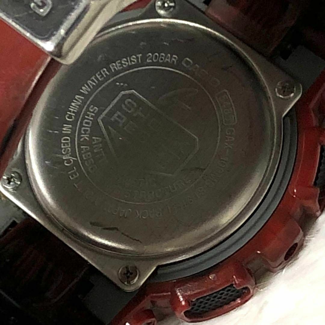 CASIO(カシオ)のカシオ　腕時計　レッド　ブラック　GAX-100MB-4A　海外モデル メンズの時計(腕時計(デジタル))の商品写真