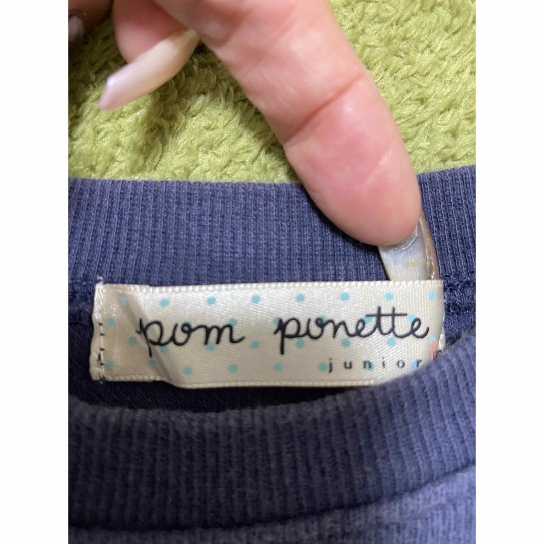 pom ponette(ポンポネット)のpom ponette 子供服 キッズ トレーナー 女の子 130cm キッズ/ベビー/マタニティのキッズ服女の子用(90cm~)(Tシャツ/カットソー)の商品写真