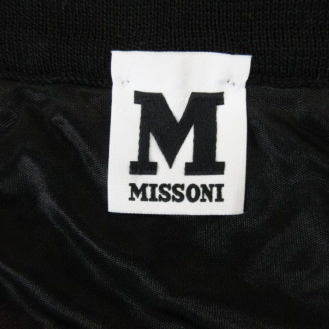 MISSONI(ミッソーニ)のミッソーニ MISSONI ニット スカート ボーダー 42 ブラック系 レディースのスカート(その他)の商品写真