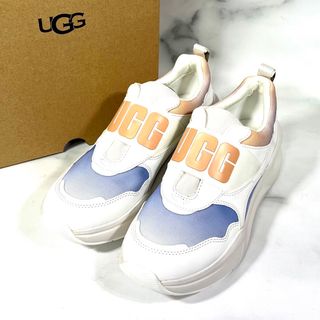 アグ(UGG)の【新品未使用】UGG LA FLEX スニーカー ホワイトマルチカラー 23.0(スニーカー)