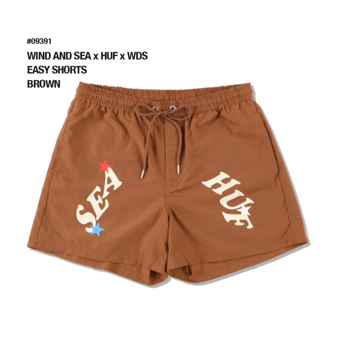 WIND AND SEA(ウィンダンシー)の【新品/未使用】WIND AND SEA x HUF EASY SHORTS  メンズのパンツ(ショートパンツ)の商品写真