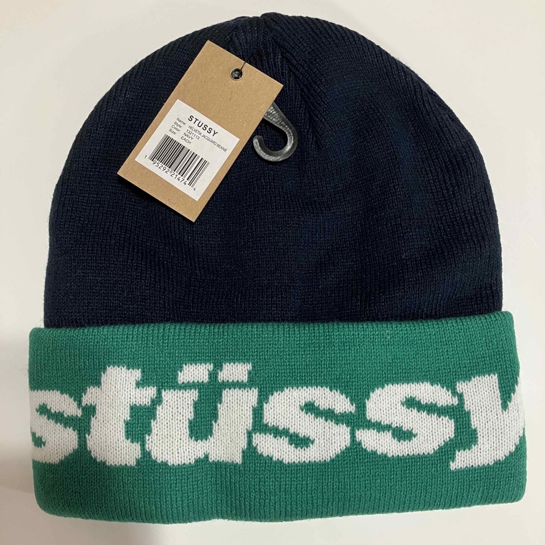 blackeyepatchSTUSSY HELVETICA JACQUARD BEANIE ビーニー