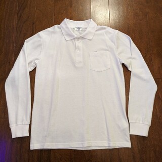 PICOKIDS 白 無地 ポロシャツ 長袖 150(ドレス/フォーマル)