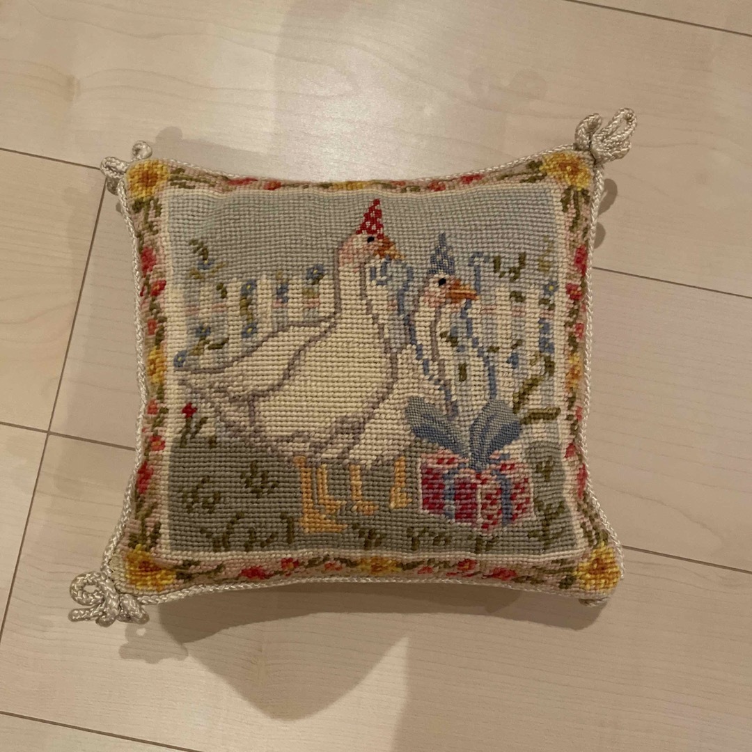 Vintage Katha Diddel Pillow あひる　プレゼントのサムネイル