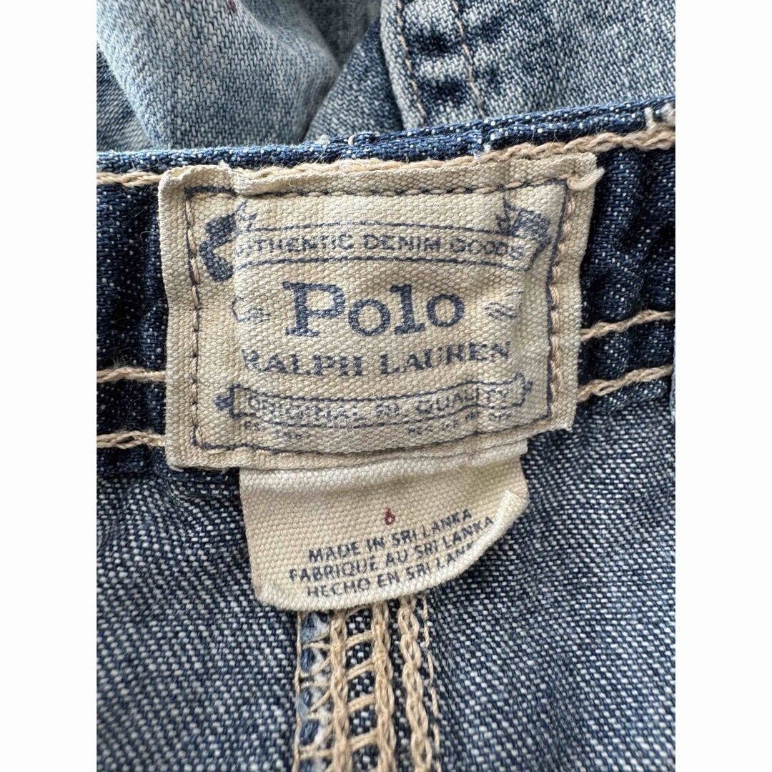 Ralph Lauren(ラルフローレン)のラルフローレン☆デニムのサロペットスカート　女の子6(120cm) キッズ/ベビー/マタニティのキッズ服女の子用(90cm~)(ワンピース)の商品写真