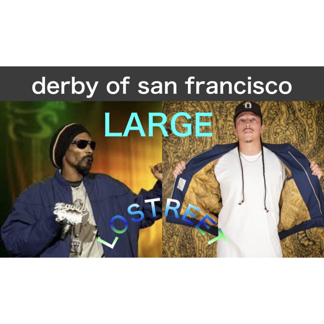 【ネイビー/金/L】木村拓哉着用 DERBY OF SAN FRANCISCOジャケット/アウター