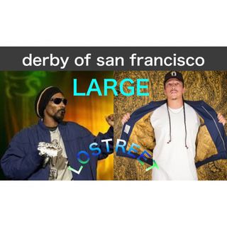 【ネイビー/金/L】木村拓哉着用 DERBY OF SAN FRANCISCO(ブルゾン)