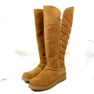 アグ(UGG)の【レア新品未使用】UGG Rosalind ロザリンド ロングブーツ 茶25.0(ブーツ)