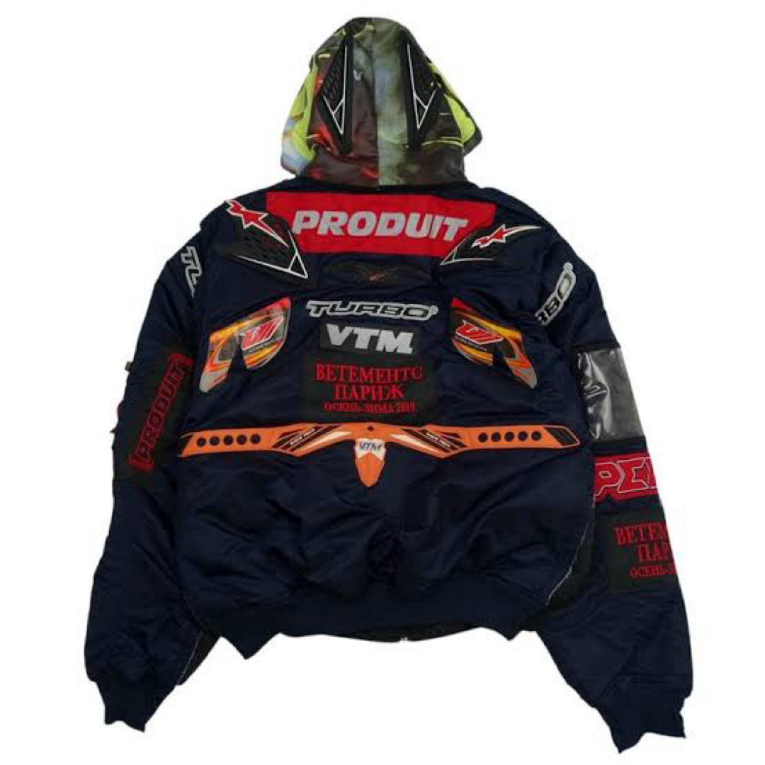 VETEMENTS(ヴェトモン)のvetements × Alpha Racing Bomber Jacket メンズのジャケット/アウター(ブルゾン)の商品写真