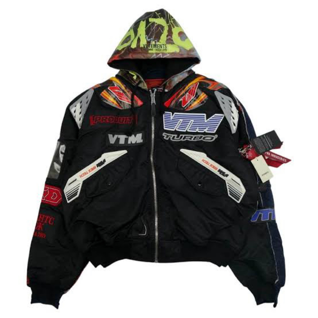 VETEMENTS(ヴェトモン)のvetements × Alpha Racing Bomber Jacket メンズのジャケット/アウター(ブルゾン)の商品写真