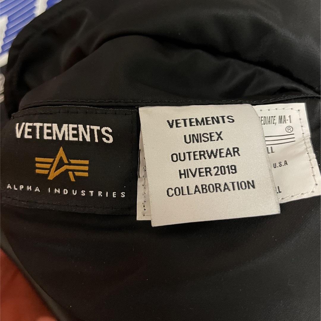 VETEMENTS(ヴェトモン)のvetements × Alpha Racing Bomber Jacket メンズのジャケット/アウター(ブルゾン)の商品写真