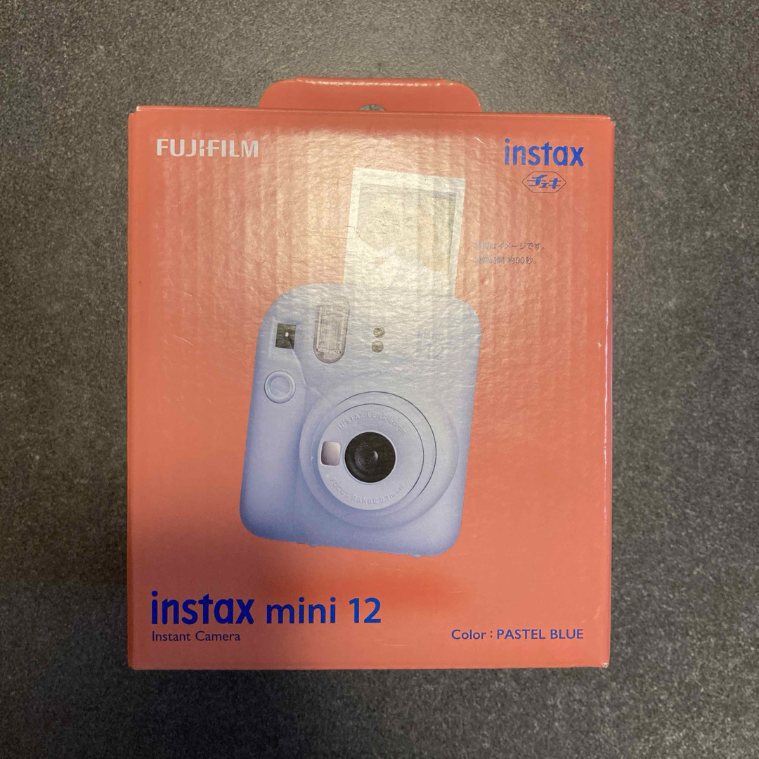 富士フイルム(フジフイルム)のinstax mini 12 パステルブルー　チェキ スマホ/家電/カメラのカメラ(フィルムカメラ)の商品写真